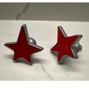 IKEA Red Star Maffe Drawer Pulls - Set of 2